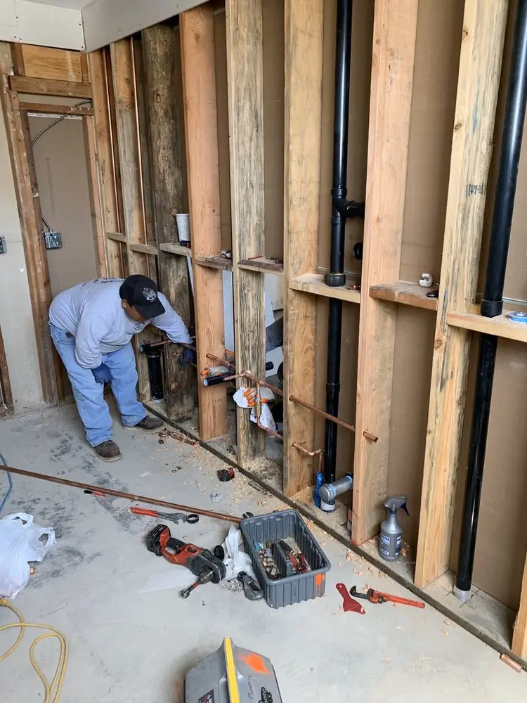 Commercial rough-in plumbing for Water Heater Replacement in Ash Manor